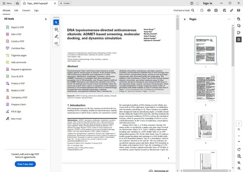 Standard PDF viewer Standard PDF viewer